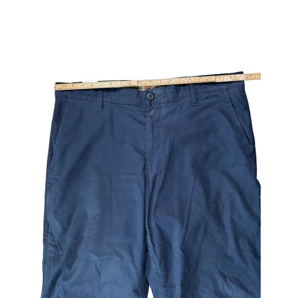 Dockers Mens Navy Cotton Straight Leg Pants W38 L32 - Picture 9 of 11